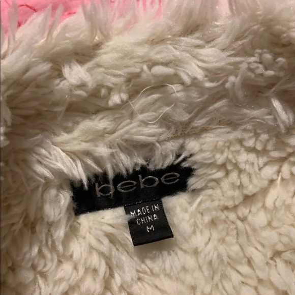 Bebe Suede Jacket Beige - Picture 4 of 4